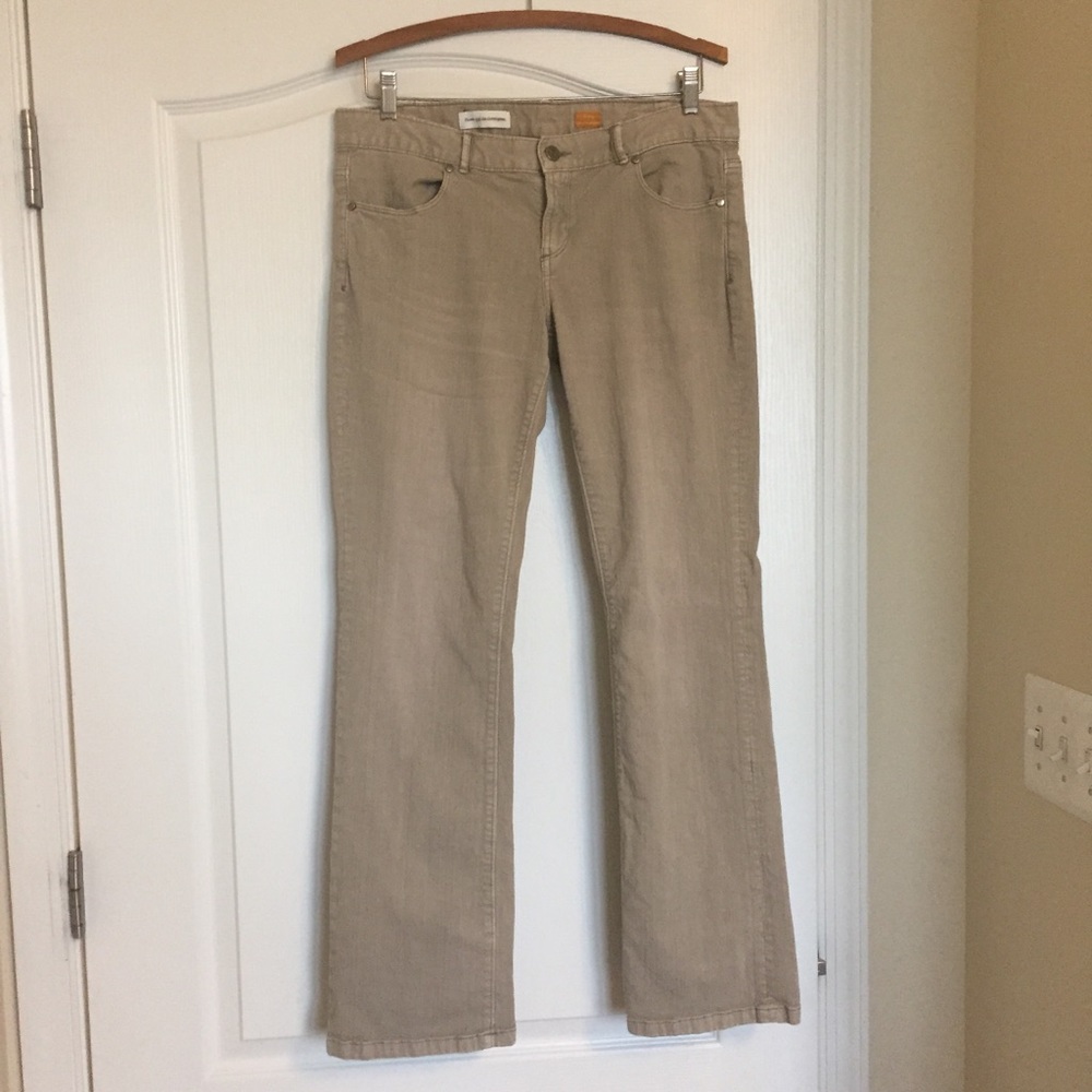 Anthro Pilcro Low Rise Straight Garment Dye Jean